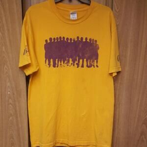 Vinyage Los Angeles Lakers Team Giveaway T-Shirt Szl Kobe Smush Parker Odom